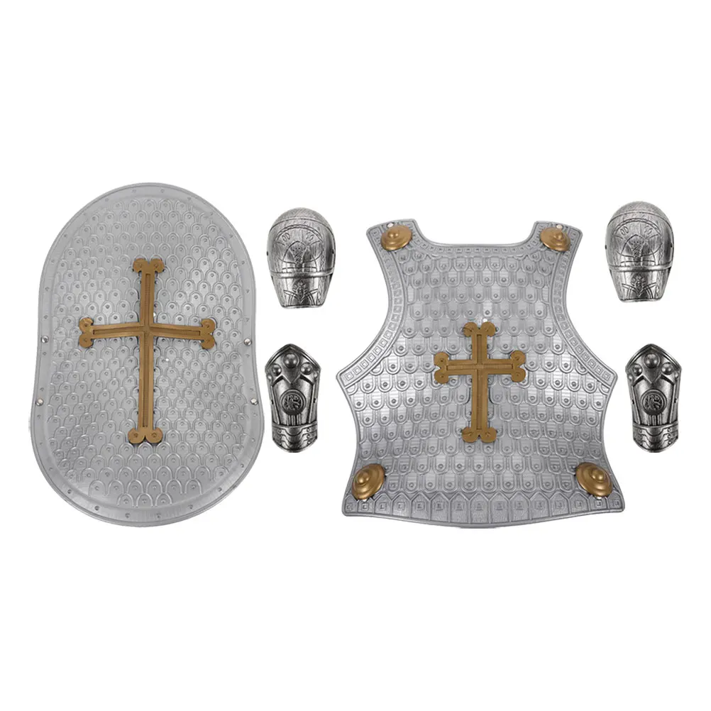 1 set Retro Roman Armor Kids Costume Toy Shield Armour Sturdy Plastic Material Realistic Appearance Role Props Small Shield
1 set Retro Roman Armor Kids Costume Toy Shield Armour Sturdy Plastic Material Realistic Appearance Role Props Small Shield