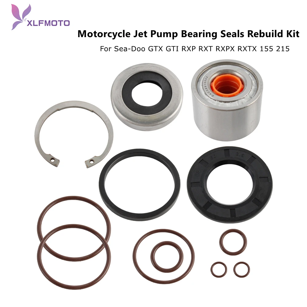 Motorcycle Complete Jet Pump Bearing Seals Rebuild Set Accessories For Sea-Doo GTX GTI RXP RXT RXPX RXTX 155 215
Motorcycle Complete Jet Pump Bearing Seals Rebuild Set Accessories For Sea-Doo GTX GTI RXP RXT RXPX RXTX 155 215