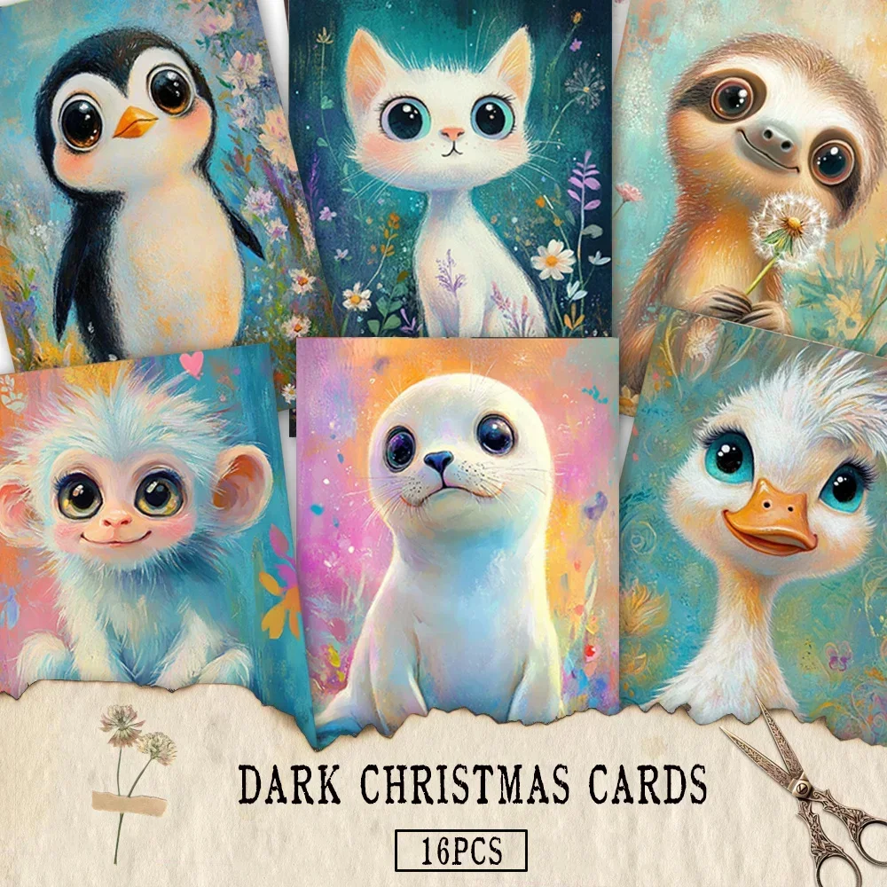 16pcs,Fantasy Animal Postcards, New Year Gift, Christmas Gift, Living Room Decoration,Bedroom Decoration, High-Quality Cardstock
16pcs,Fantasy Animal Postcards, New Year Gift, Christmas Gift, Living Room Decoration,Bedroom Decoration, High-Quality Cardstock