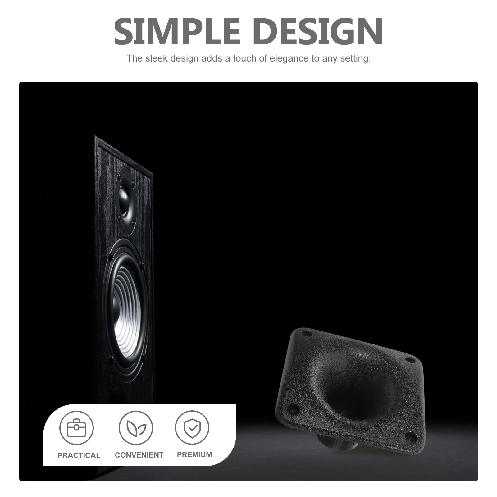High-Fidelity Tweeter Horn Speaker For Stage Performance Audio Loudspeaker Outdoor Sound System Instrument Accessory
High-Fidelity Tweeter Horn Speaker For Stage Performance Audio Loudspeaker Outdoor Sound System Instrument Accessory