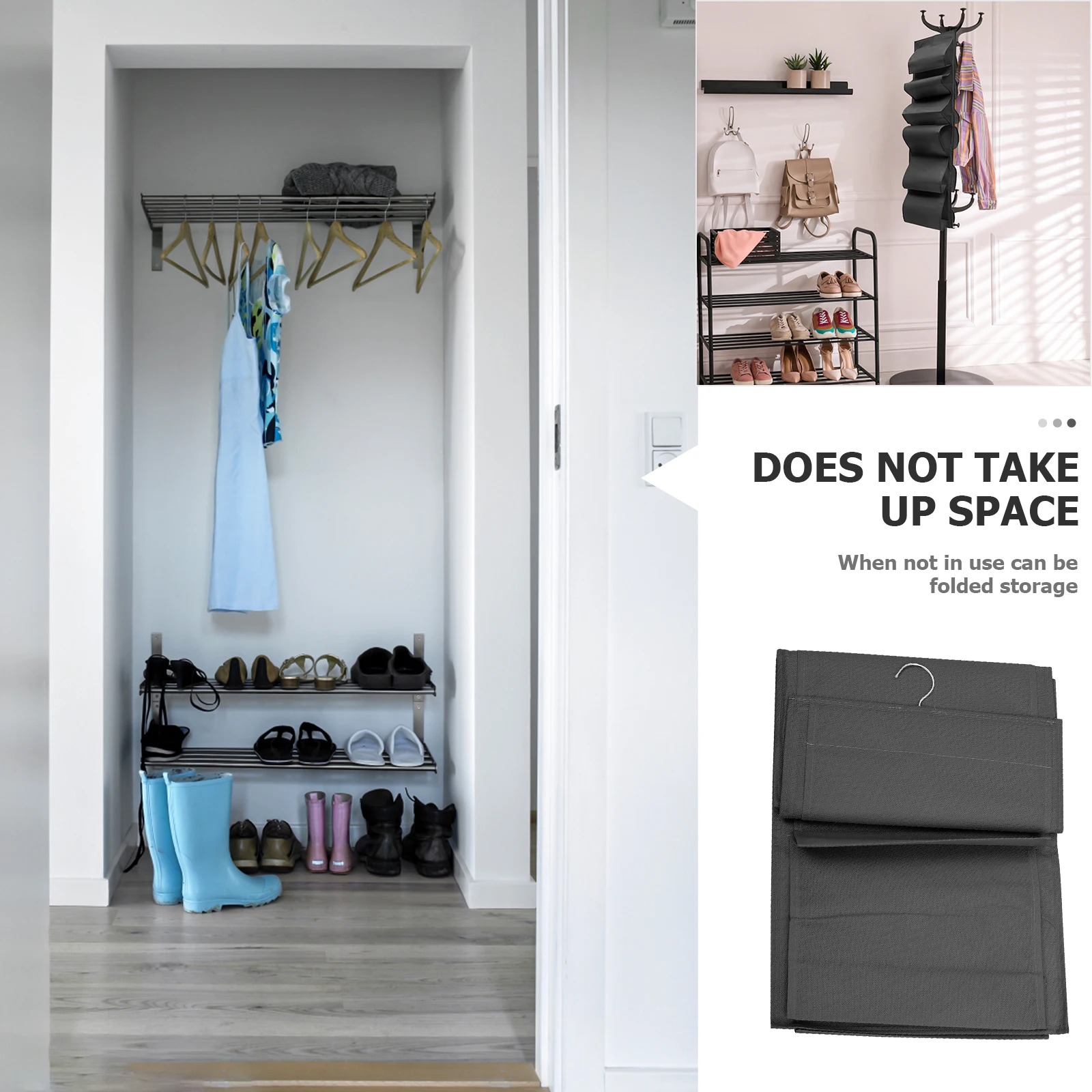 Shoe Storage Hanging Bag Foldable Non woven Fabric ganizer Pouch Large Capacity Wall Bracket Dustproof Tidy Clothes Shoes Dorm
Shoe Storage Hanging Bag Foldable Non woven Fabric ganizer Pouch Large Capacity Wall Bracket Dustproof Tidy Clothes Shoes Dorm