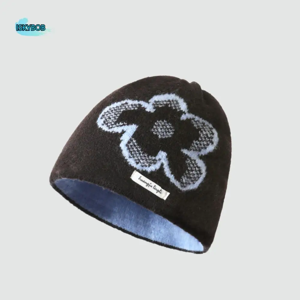 Retro Printed Flower Jacquard Knitted Hat Wool Vintage Printing Knit Cap Cute Warm Ear Protection Hat Girls
Retro Printed Flower Jacquard Knitted Hat Wool Vintage Printing Knit Cap Cute Warm Ear Protection Hat Girls