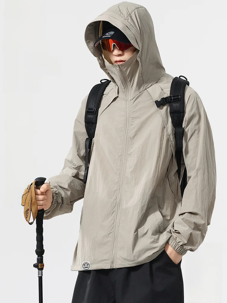 Мужская летняя спортивная куртка Paul Frank из ледяного шелка с охлаждающим эффектом, быстросохнущая, дышащая, с принтом обезьяны, модная, с защитой от солнца
Мужская летняя спортивная куртка Paul Frank из ледяного шелка с охлаждающим эффектом, быстросохнущая, дышащая, с принтом обезьяны, модная, с защитой от солнца