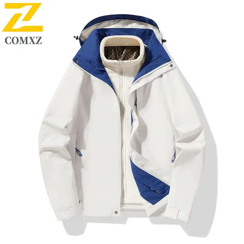 2025 Spring and Autumn Windbreakers Men's 3 and 1 Lined with Graphene Thermal Hooded Jacket Outdoor Hiking Men's Charge Jacket
2025 Spring and Autumn Windbreakers Men's 3 and 1 Lined with Graphene Thermal Hooded Jacket Outdoor Hiking Men's Charge Jacket
