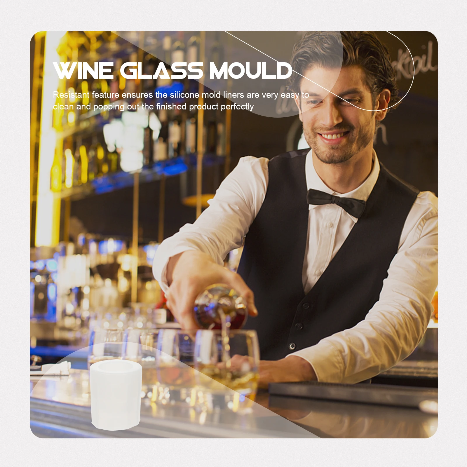 10PCS Bottle Mold Cups Silicone Glass Mold White Easy Clean Shot Glass Maker Ice Molds Whiskey Cubes
10PCS Bottle Mold Cups Silicone Glass Mold White Easy Clean Shot Glass Maker Ice Molds Whiskey Cubes