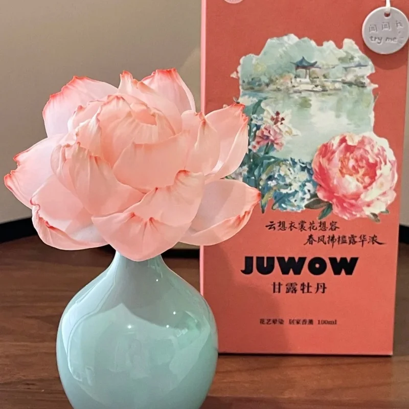 Juwow Peony Flower Reed Diffuser 100ml Fresh Gentle Scent Home Fragrance Aromatherapy Ceramic Bottle Decoration Gift For Friends
Juwow Peony Flower Reed Diffuser 100ml Fresh Gentle Scent Home Fragrance Aromatherapy Ceramic Bottle Decoration Gift For Friends