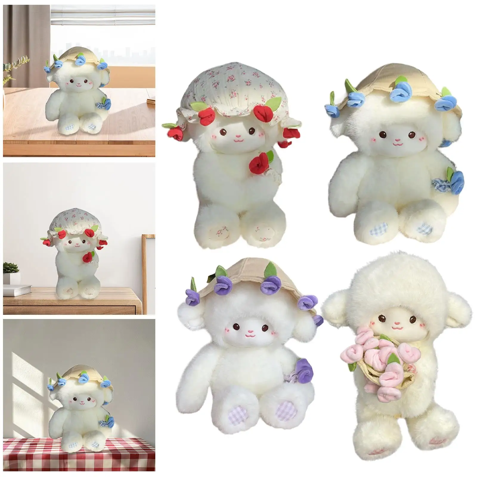 Sheep Plush Toy Crafts Portable Lightweight Realistic Cute Soft Stuffed Animal Home Decor for Kids Party Adults Birthday Friend
Sheep Plush Toy Crafts Portable Lightweight Realistic Cute Soft Stuffed Animal Home Decor for Kids Party Adults Birthday Friend