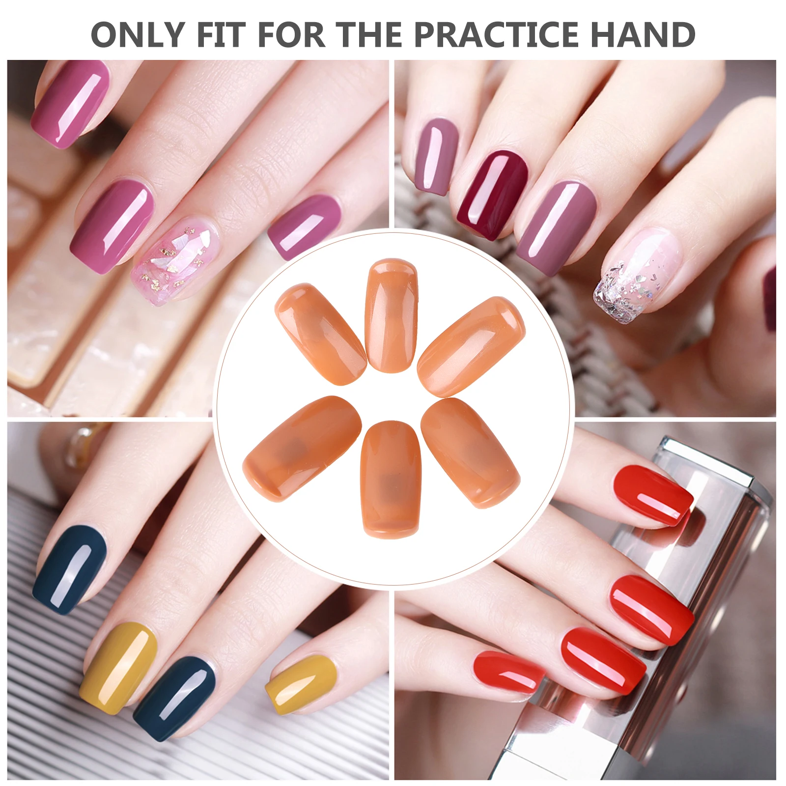 200pcs False Nails Artificial Tips Durable Practice Easy to Paint Suitable for Salons DIY Manicure Training Nail Art
200pcs False Nails Artificial Tips Durable Practice Easy to Paint Suitable for Salons DIY Manicure Training Nail Art