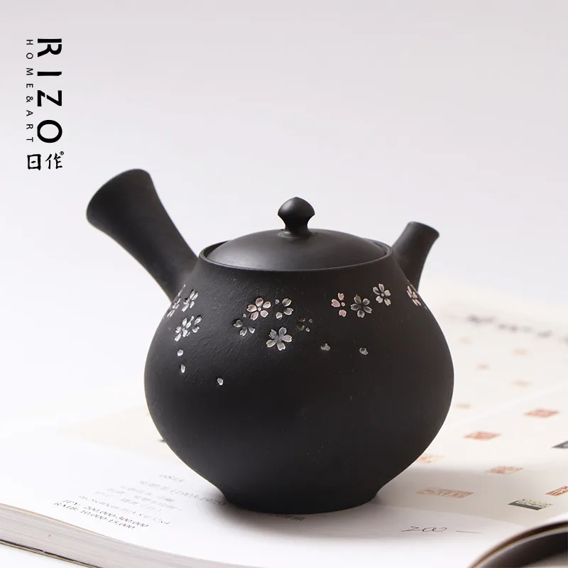 Original Japanese Smooth Burnt Side Handle Teapot With Green Peaks For Ral Pattern Haste Pot
Original Japanese Smooth Burnt Side Handle Teapot With Green Peaks For Ral Pattern Haste Pot