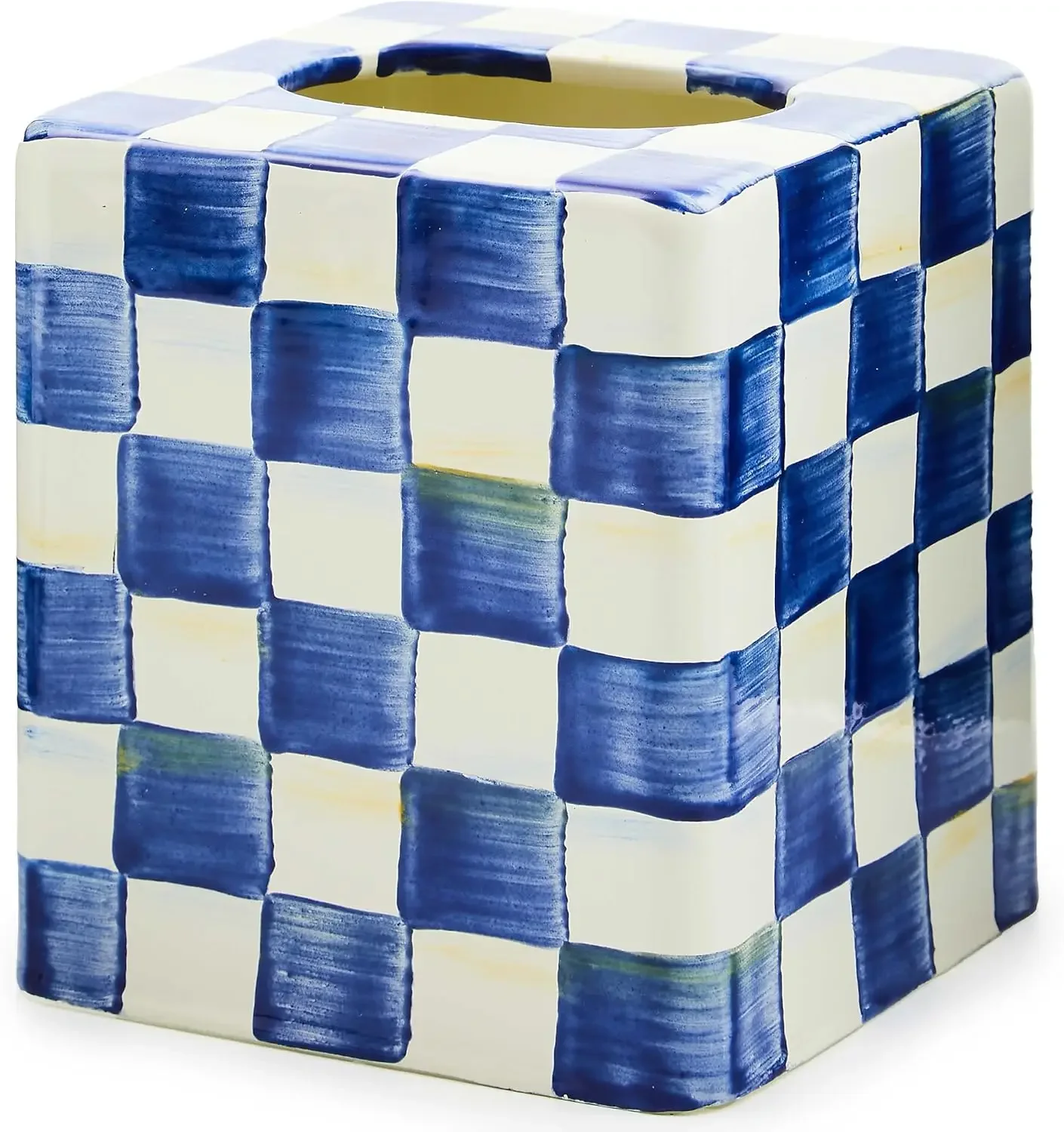 Tissue-Box Cover, Tissue Holder for Home Decor, Blue-and-White Royal Check, Square
Tissue-Box Cover, Tissue Holder for Home Decor, Blue-and-White Royal Check, Square