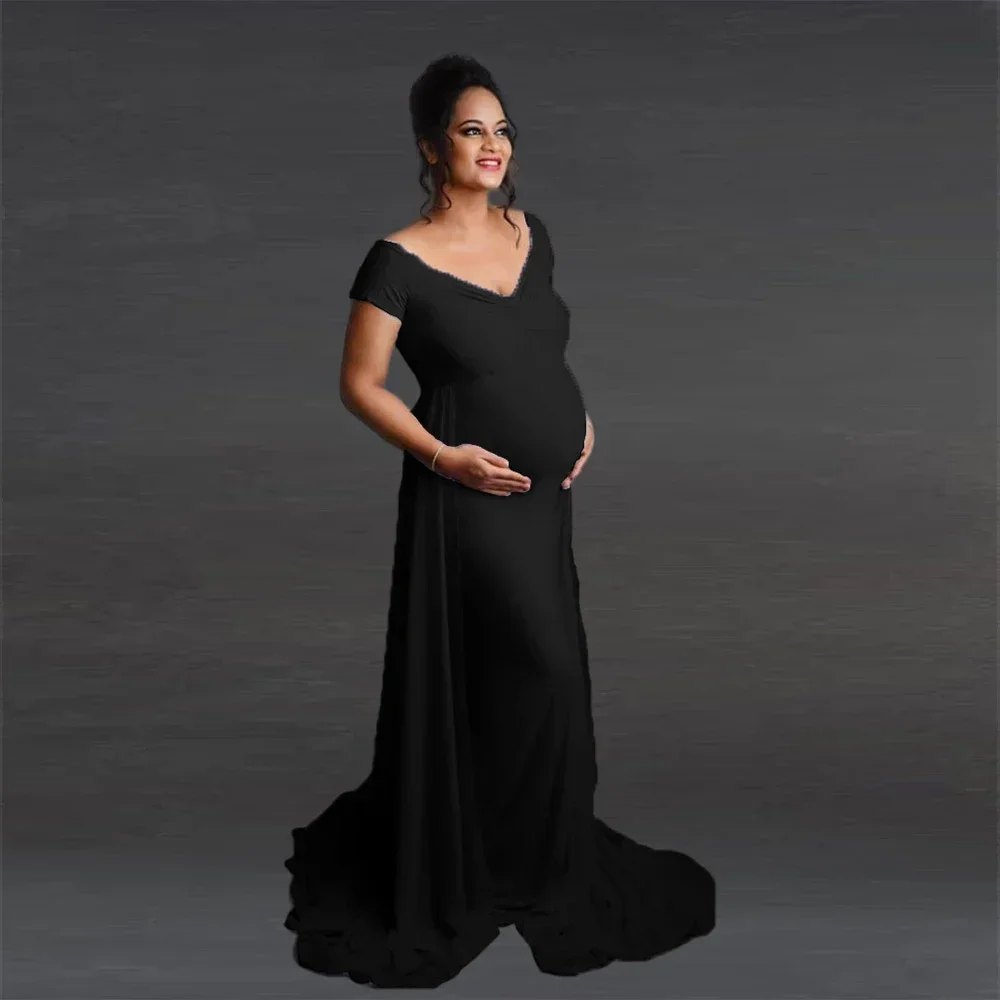 New Elegence Women's Maternity Dresses For Photo Shoot Long Baby Shower Pregnant Women Photography Prop Tail Pregnancy Maxi Gown
New Elegence Women's Maternity Dresses For Photo Shoot Long Baby Shower Pregnant Women Photography Prop Tail Pregnancy Maxi Gown