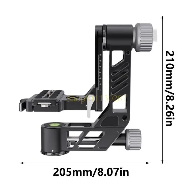 J1HC Professional DSLR Camera GimbalsTripod Head With 360°Rotation 1/4in Plate and Bubble Levels For Long Lens Photography
J1HC Professional DSLR Camera GimbalsTripod Head With 360°Rotation 1/4in Plate and Bubble Levels For Long Lens Photography