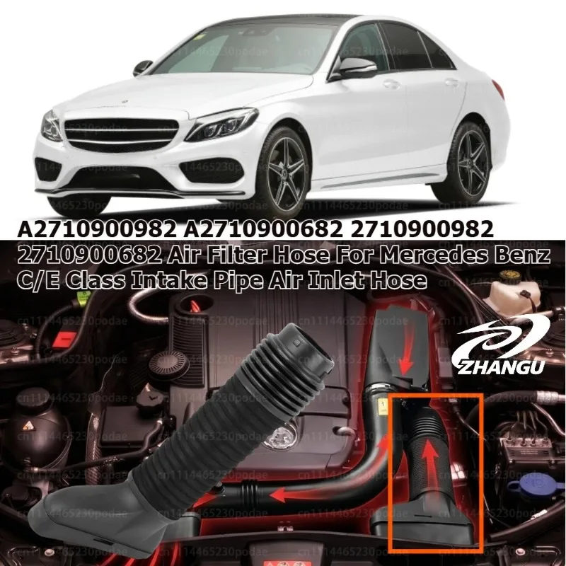 ZHANGU A2710900982 A2710900682 2710900982 2710900682 Air Filter Hose For Mercedes Benz C/E Class Intake Pipe Air Inlet Hose 1PCS
ZHANGU A2710900982 A2710900682 2710900982 2710900682 Air Filter Hose For Mercedes Benz C/E Class Intake Pipe Air Inlet Hose 1PCS