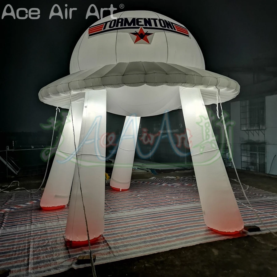 Рекламная надувная светодиодная подставка НЛО, космический корабль, гигантская воздушная модель, украшение для мероприятий с лампочками для космического мероприятия
Рекламная надувная светодиодная подставка НЛО, космический корабль, гигантская воздушная модель, украшение для мероприятий с лампочками для космического мероприятия