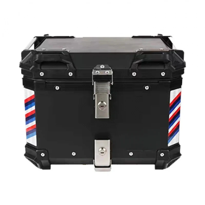 High Quality 55L Aluminum Motorcycle Tail Box, Rear Top Luggage Storage Box Universal Motorbike Delivery Use Hot Selling
High Quality 55L Aluminum Motorcycle Tail Box, Rear Top Luggage Storage Box Universal Motorbike Delivery Use Hot Selling