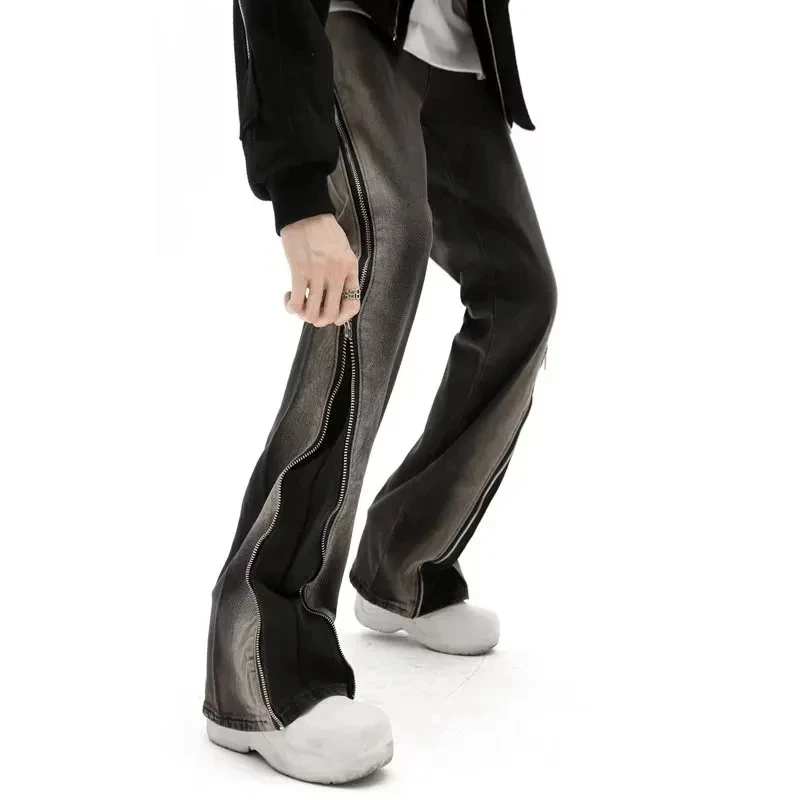 2024 Y2k Streetwear Baggy Flare Men Jeans Pants Split Zipper Straight Vintage Washed Black Hip Hop Denim Trousers Pantalon Homme
2024 Y2k Streetwear Baggy Flare Men Jeans Pants Split Zipper Straight Vintage Washed Black Hip Hop Denim Trousers Pantalon Homme