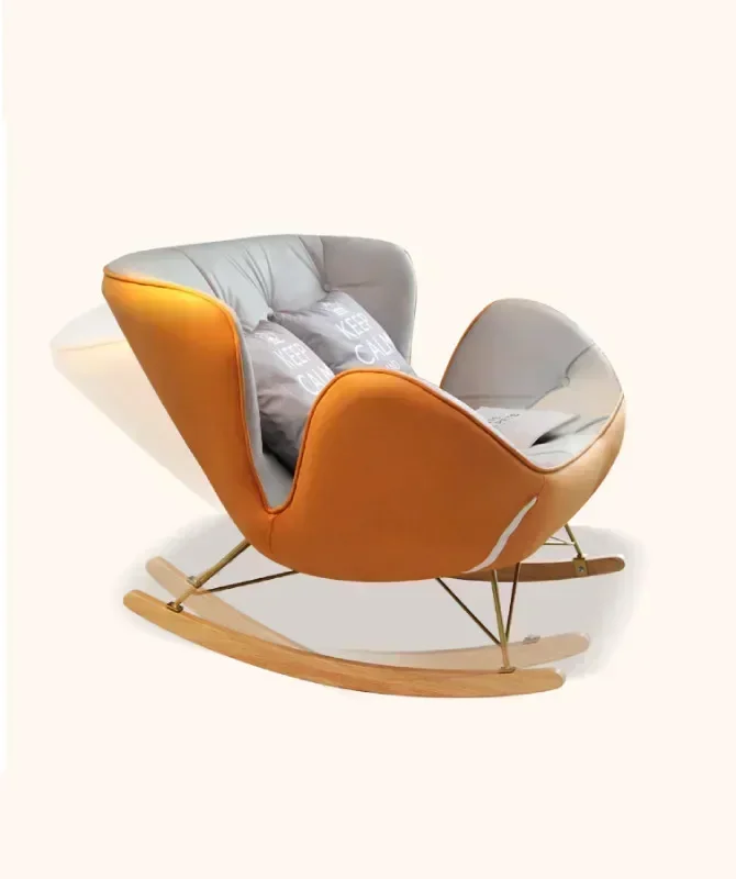 Modern Luxury Adult Lazy Sofa Chair Snail Orange Rocking Recliner For Home Leisure For Bedroom Wood Material
Modern Luxury Adult Lazy Sofa Chair Snail Orange Rocking Recliner For Home Leisure For Bedroom Wood Material