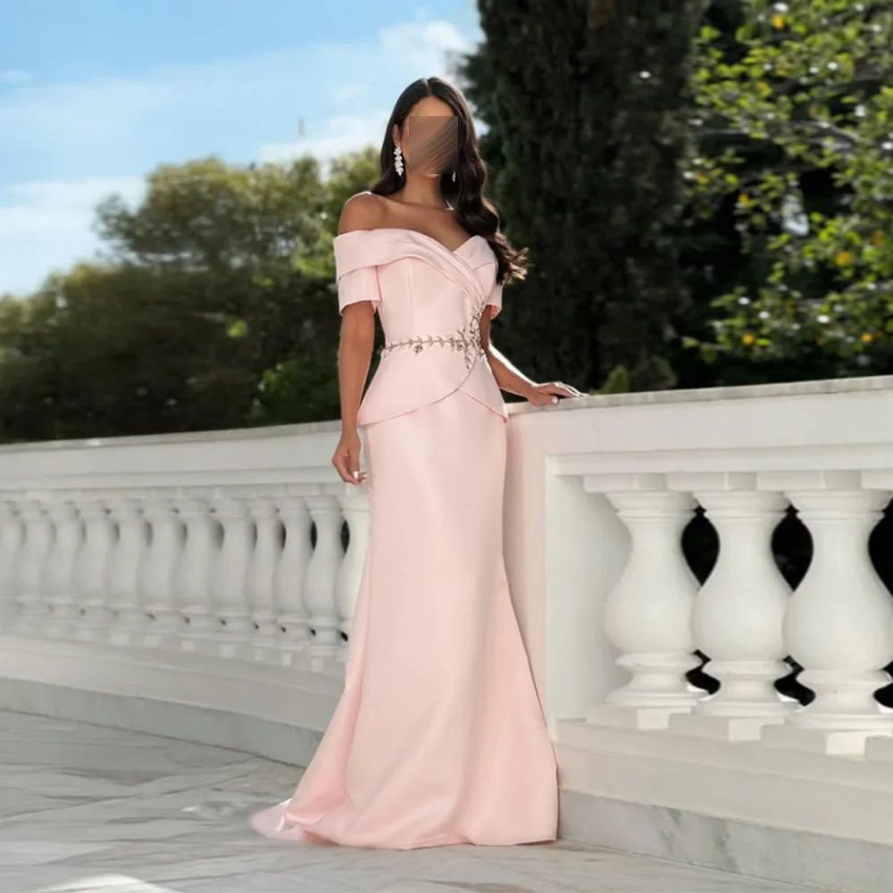 Customized V-Neck Evening Dresses Off The Shoulder Sequined Beading Pleat mermaid Prom Gown Modern Long Backless Party Dress
Customized V-Neck Evening Dresses Off The Shoulder Sequined Beading Pleat mermaid Prom Gown Modern Long Backless Party Dress