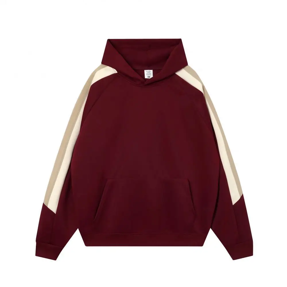 American retro 330g trendy brand contrasting color hooded sweater autumn and winter college style for men and women
American retro 330g trendy brand contrasting color hooded sweater autumn and winter college style for men and women