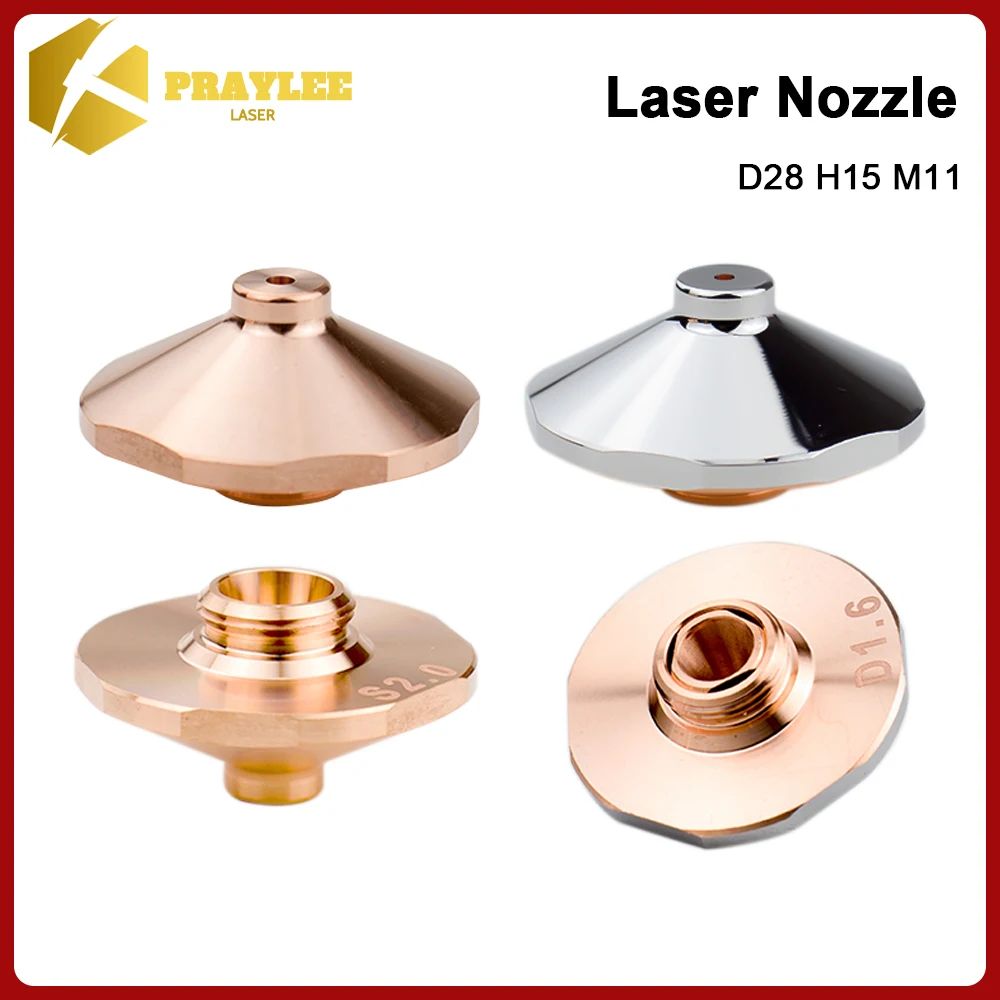 Laser Cutting Nozzle D28 H15 M11 Single Double Layer High Power MCSB Copper Nozzle for DAZU Precitec Raytools WSX Laser Head
Laser Cutting Nozzle D28 H15 M11 Single Double Layer High Power MCSB Copper Nozzle for DAZU Precitec Raytools WSX Laser Head