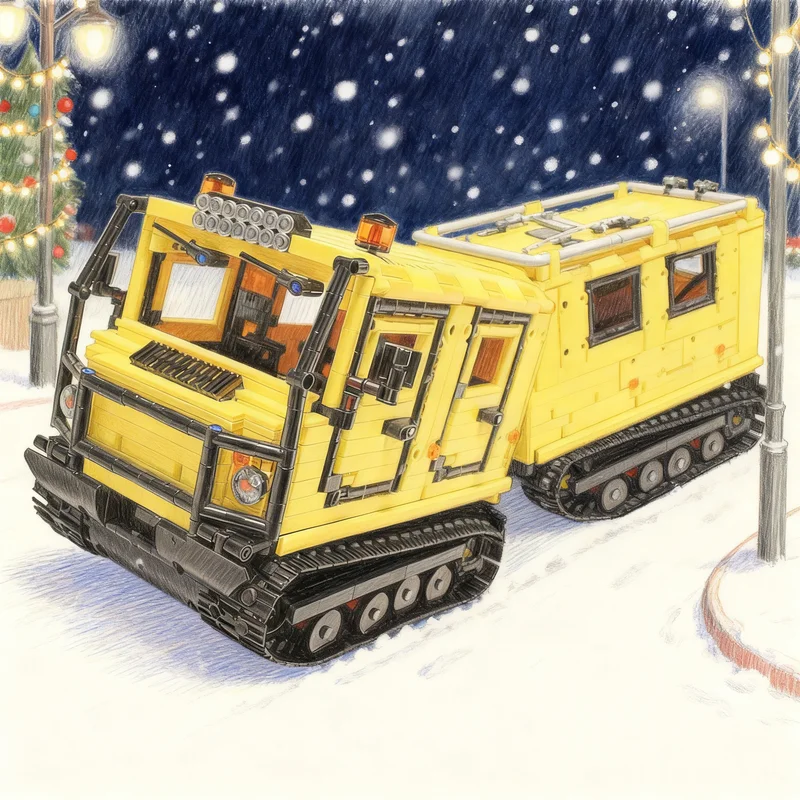 4101pcs MOC All Terrain Carrier BV206 Technical Model Building Blocks Toy Gift Creative Display Collectible Desk Premium Adult
4101pcs MOC All Terrain Carrier BV206 Technical Model Building Blocks Toy Gift Creative Display Collectible Desk Premium Adult