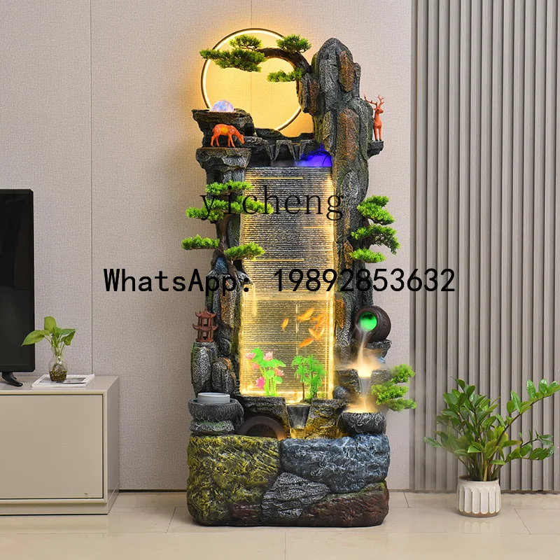 Rockery Flowing Water Fountain Water View Living Room Balcony Office Courtyard Circulation Lucky
Rockery Flowing Water Fountain Water View Living Room Balcony Office Courtyard Circulation Lucky