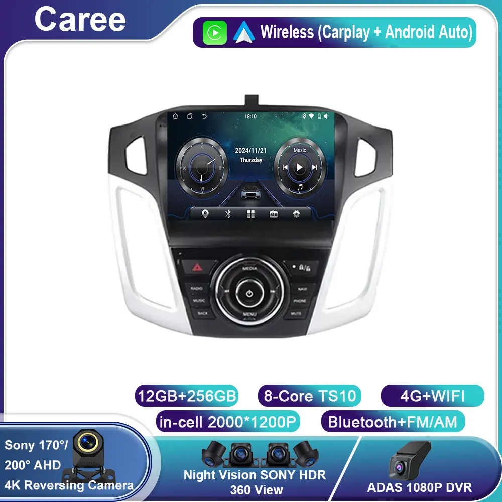 Android For Ford Focus 3 Mk 3 2011 2012 2013 2014 2015-2019 Car Multimedia Head Unit Player GPS Stereo Navigation Auto Radio DSP
Android For Ford Focus 3 Mk 3 2011 2012 2013 2014 2015-2019 Car Multimedia Head Unit Player GPS Stereo Navigation Auto Radio DSP