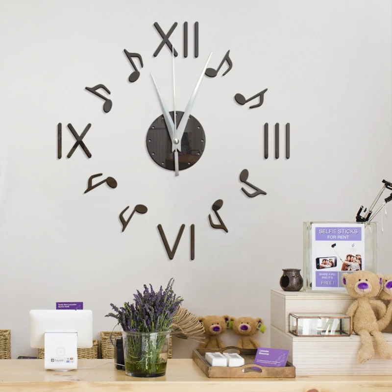 Acrylic Stick Modern DIY Novelty Wall Clock Industrial Mirror 3d Clocks Black Watches Living Room Wanduhr Home Decor
Acrylic Stick Modern DIY Novelty Wall Clock Industrial Mirror 3d Clocks Black Watches Living Room Wanduhr Home Decor