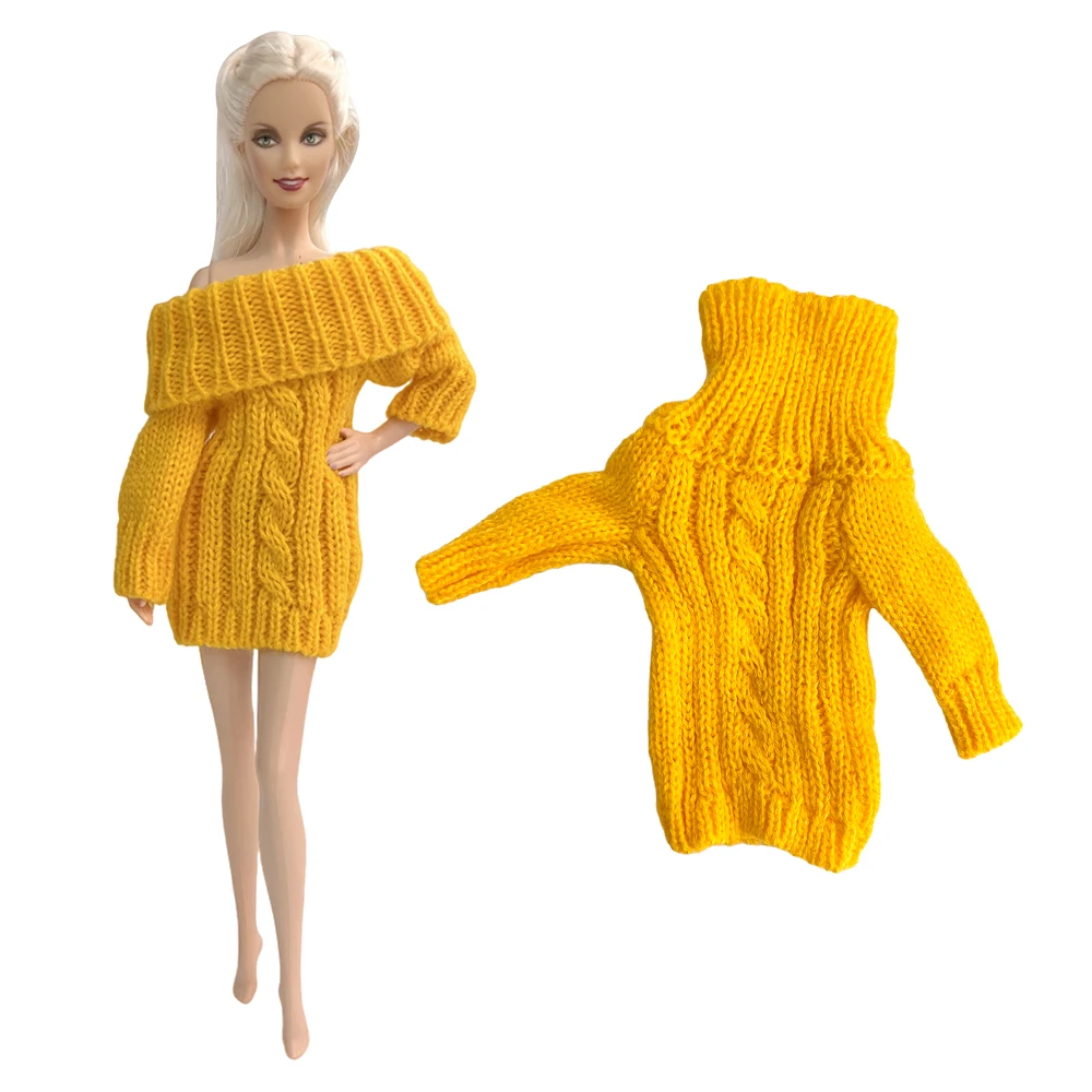 New 1 Pcs Yellow Sweater Coat For 1/6 BJD Doll Knitted Pure Cotton Dress Skirt 1/6 Doll Clothes Dolls Accessories Girl' Toy
New 1 Pcs Yellow Sweater Coat For 1/6 BJD Doll Knitted Pure Cotton Dress Skirt 1/6 Doll Clothes Dolls Accessories Girl' Toy