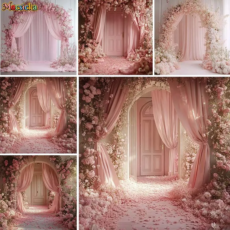 Mocsicka Photography Backdrops Pink Flowers Door Window Backgrounds Bridal Wedding Party Maternity Portrait Backdrop Studio Prop
Mocsicka Photography Backdrops Pink Flowers Door Window Backgrounds Bridal Wedding Party Maternity Portrait Backdrop Studio Prop