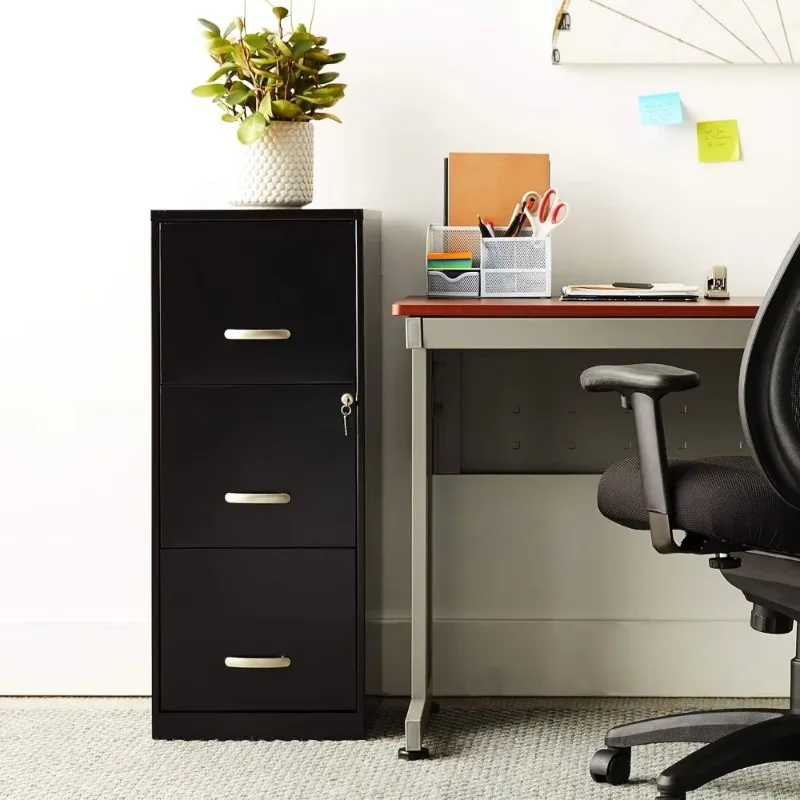 Filing Cabinet, 18" 3-Drawer Vertical File Cabinet, Durable, steel construction, Suitable for office or home work, File Cabinets
Filing Cabinet, 18" 3-Drawer Vertical File Cabinet, Durable, steel construction, Suitable for office or home work, File Cabinets