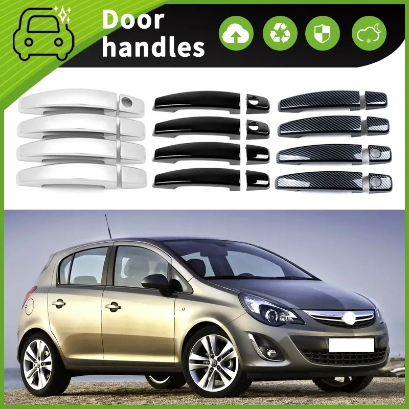 For 07-14 Opel Corsa D door bowl handle decorative stickers, door handle scratch resistant accessories
For 07-14 Opel Corsa D door bowl handle decorative stickers, door handle scratch resistant accessories