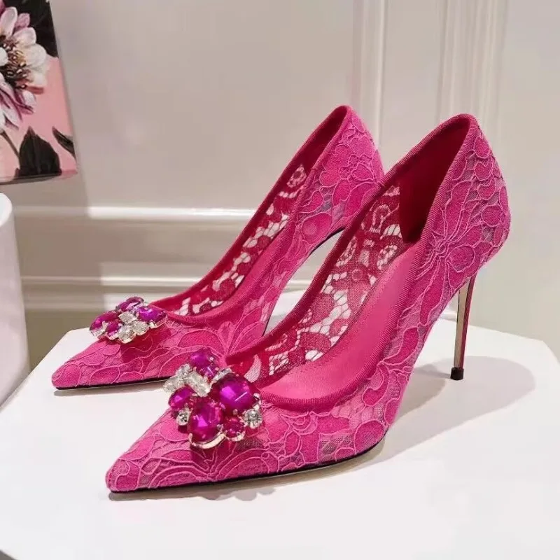 Elegant Women's Wedding Shoes Exquisite Rhinestone High Heels for Woman French Romantic Casual Shoe Designer Shoes Zapatos Mujer
Elegant Women's Wedding Shoes Exquisite Rhinestone High Heels for Woman French Romantic Casual Shoe Designer Shoes Zapatos Mujer