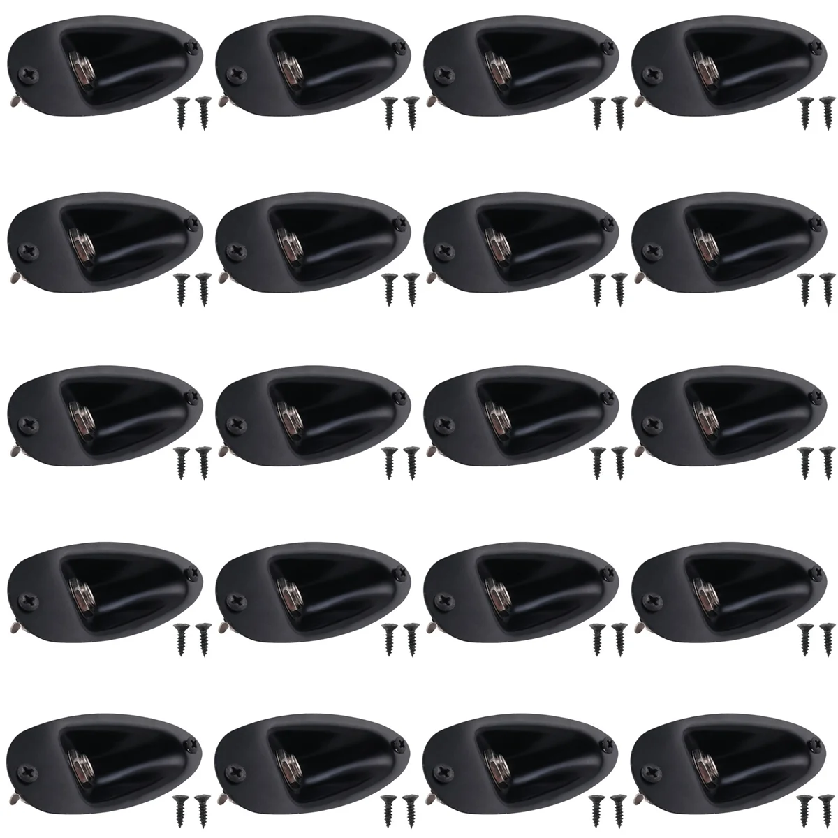 20X Black Boat Style 1/4inch Guitar Pickup Output Input Jack Plug Socket for Fd Strat Guitar-ABJQ
20X Black Boat Style 1/4inch Guitar Pickup Output Input Jack Plug Socket for Fd Strat Guitar-ABJQ