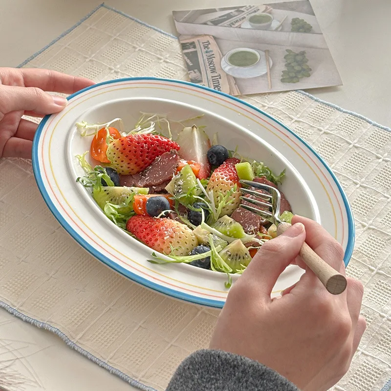 Ceramic Deep Spaghetti Plates Home Breakfast Dessert Salad Soup Plates Household Ceramic Tableware
Ceramic Deep Spaghetti Plates Home Breakfast Dessert Salad Soup Plates Household Ceramic Tableware