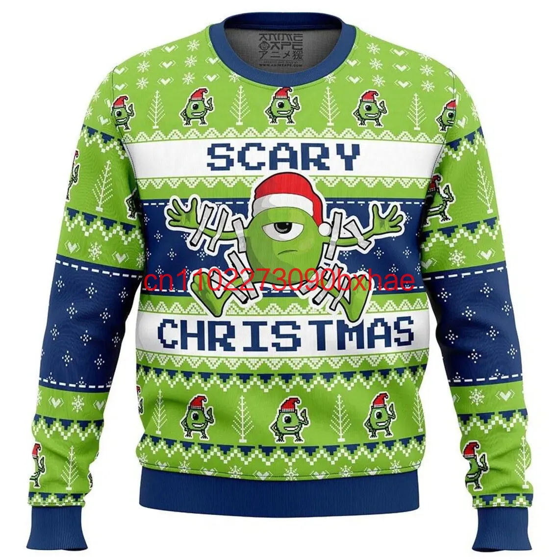 Winter New Disney Monsters Inc Christmas Ugly Sweater 3D Printed Cosplay Costume Fashion Warm Men's Sweater
Winter New Disney Monsters Inc Christmas Ugly Sweater 3D Printed Cosplay Costume Fashion Warm Men's Sweater