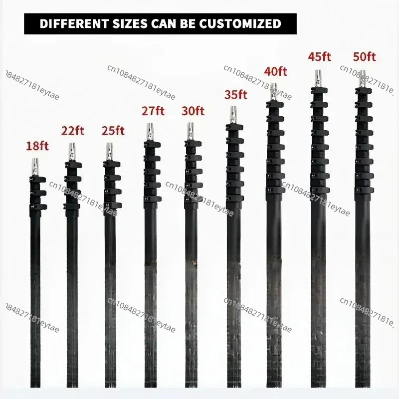 3K Carbon Fiber Telescopic Cleaning Rod Multi Functional Solar Panel Dust Remover HC4509 Eco Friendly Tool
3K Carbon Fiber Telescopic Cleaning Rod Multi Functional Solar Panel Dust Remover HC4509 Eco Friendly Tool