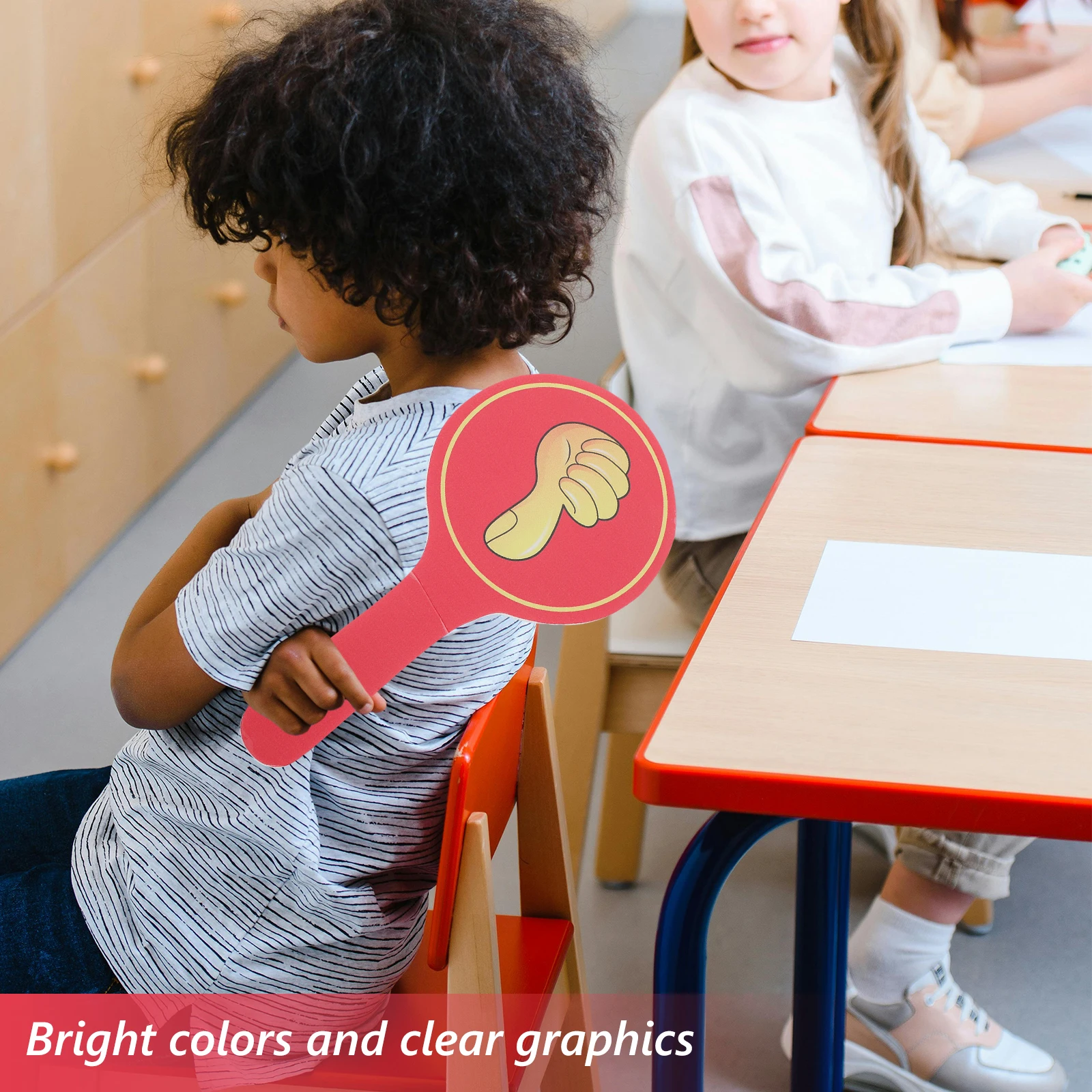 2 Pcs Hand Holding Score Board Answer Voting Paddles Classroom Double Sided Rewritable
2 Pcs Hand Holding Score Board Answer Voting Paddles Classroom Double Sided Rewritable