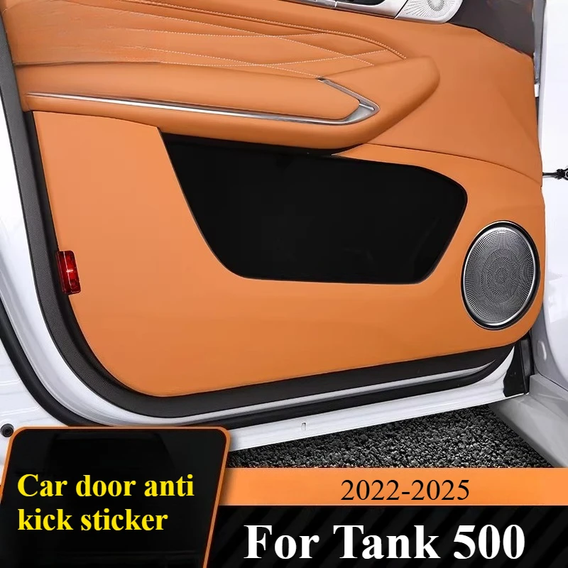 For GWM Great Wall Tank 500 2022-2025 Car Door Leather Anti Kick Pad Main&Passager's Driver Anti-kick Film Protection Accessorie
For GWM Great Wall Tank 500 2022-2025 Car Door Leather Anti Kick Pad Main&Passager's Driver Anti-kick Film Protection Accessorie