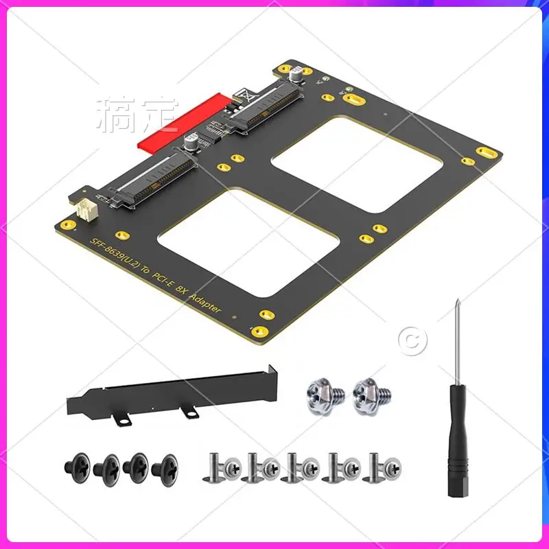 ABT-Dual U.2 To Pcie 4.0 X8 Adapter Card Riser U.2 SFF-8639 Adapter Supports 2 X U.2 SSD Compatible With Win8/10/11 Linux
ABT-Dual U.2 To Pcie 4.0 X8 Adapter Card Riser U.2 SFF-8639 Adapter Supports 2 X U.2 SSD Compatible With Win8/10/11 Linux