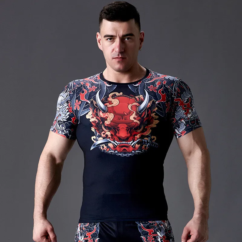 Men Compression Running Short Base T Shirt Male Fitness Sport Basketball Football Gym Camping Hiking Riding Bottom Tee Clothes 7
Men Compression Running Short Base T Shirt Male Fitness Sport Basketball Football Gym Camping Hiking Riding Bottom Tee Clothes 7