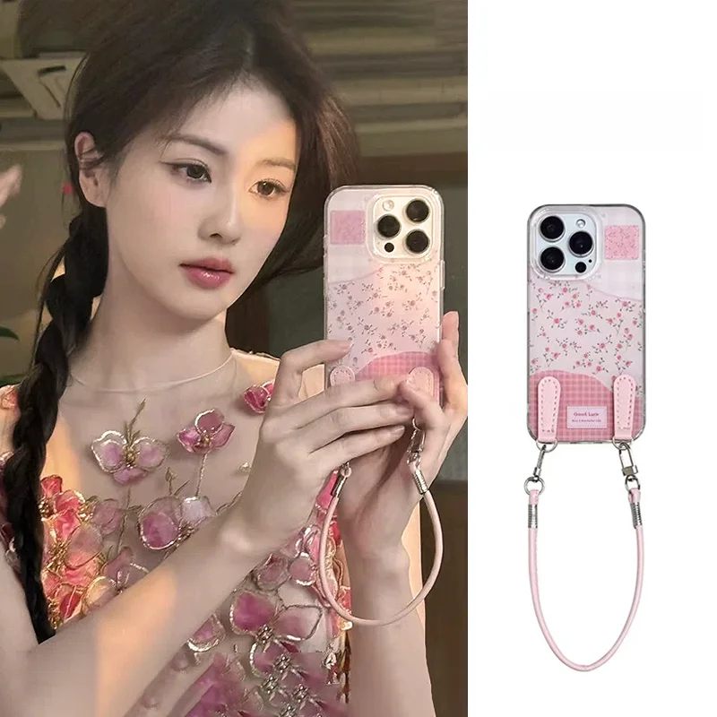 Pink Floral Plaid Lanyard Compatible with 16Promax Phone Case New Premium 15 Creative Personalized 14 Trendy Small Nich...
Pink Floral Plaid Lanyard Compatible with 16Promax Phone Case New Premium 15 Creative Personalized 14 Trendy Small Nich...