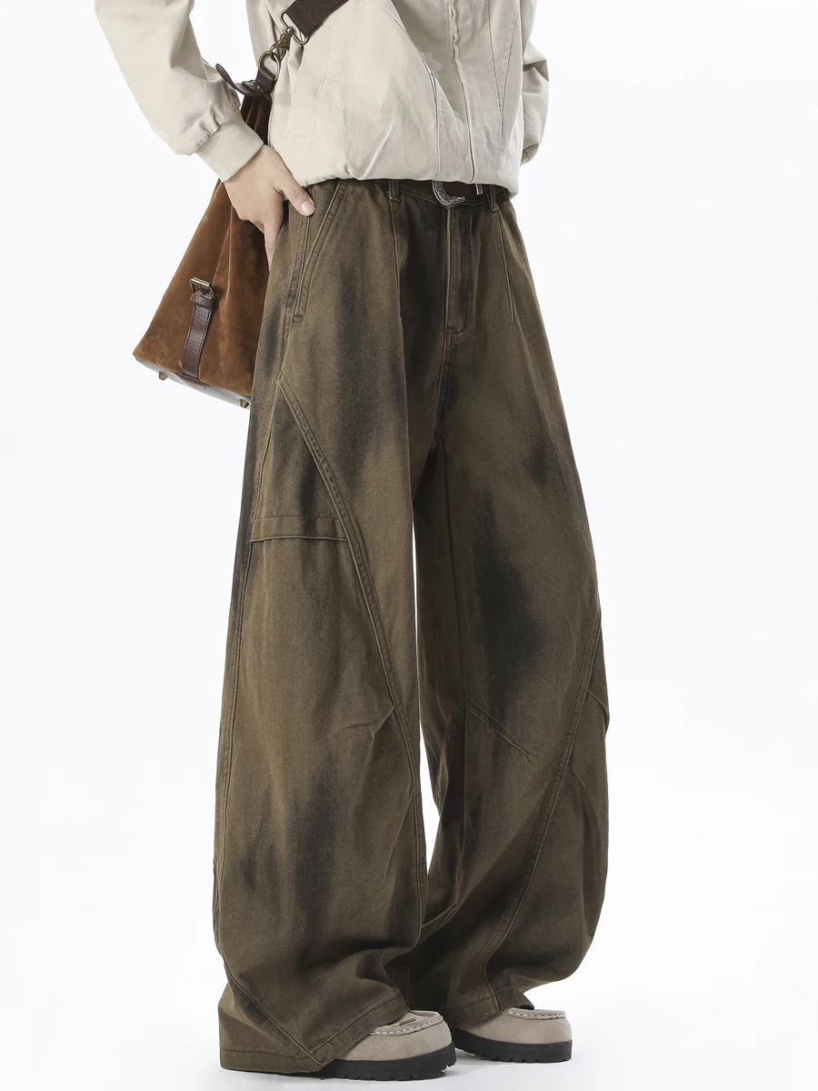 American Sle Tie Dye Straight Leg Jeans Men's Winter Heavyweight Casual Loose Workwear Trousers Faionable Comfortable
American Sle Tie Dye Straight Leg Jeans Men's Winter Heavyweight Casual Loose Workwear Trousers Faionable Comfortable