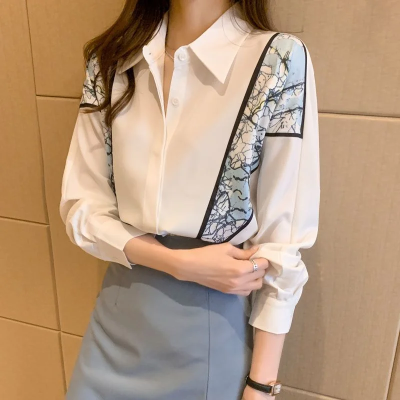 New Fashionable Chiffon Shirt for Women Fashion Versatile Long-sleeved Professional Top
New Fashionable Chiffon Shirt for Women Fashion Versatile Long-sleeved Professional Top