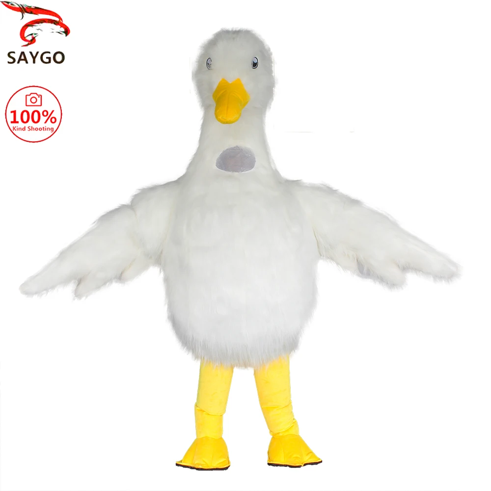 SAYGO Big White Duck Inflatable Costume Mascot Adult Character Cosplay Animal Birthday Halloween Party Event Plush Set
SAYGO Big White Duck Inflatable Costume Mascot Adult Character Cosplay Animal Birthday Halloween Party Event Plush Set