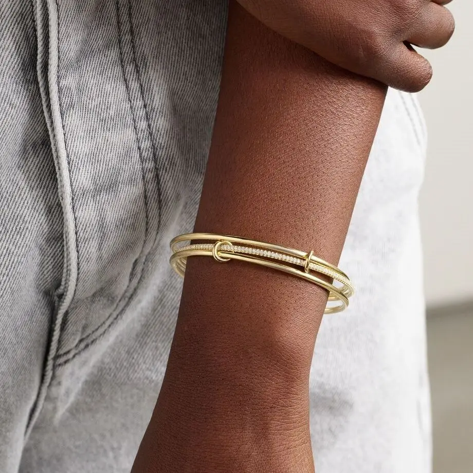 2025 New Gold Color Multi Piece Circle Stacking Bracelet Paved Shiny Cubic Zircon For Women Hot Sale Fashion Party Jewelry
2025 New Gold Color Multi Piece Circle Stacking Bracelet Paved Shiny Cubic Zircon For Women Hot Sale Fashion Party Jewelry