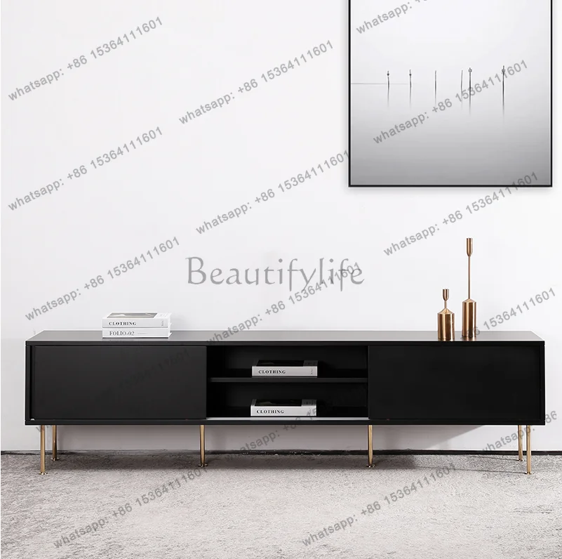 Modern Jane Retro Living Room TV Cabinet Black Matte Sliding Door Multifunctional Storage Hollow Cabinet
Modern Jane Retro Living Room TV Cabinet Black Matte Sliding Door Multifunctional Storage Hollow Cabinet