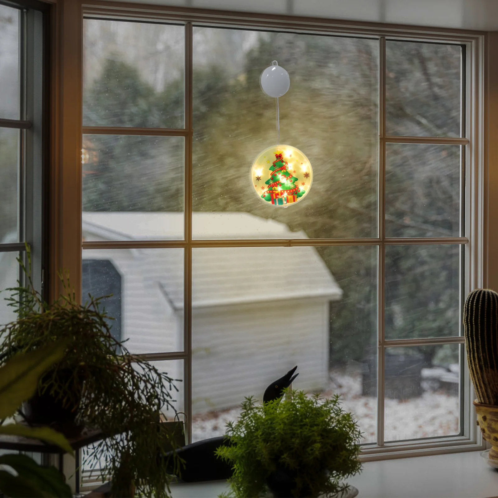 1Pcs LED Color Light Pendant High-Quality Christmas Window Hanging Decor for Shop Office Hotel Bar Party Xmas Light Board
1Pcs LED Color Light Pendant High-Quality Christmas Window Hanging Decor for Shop Office Hotel Bar Party Xmas Light Board