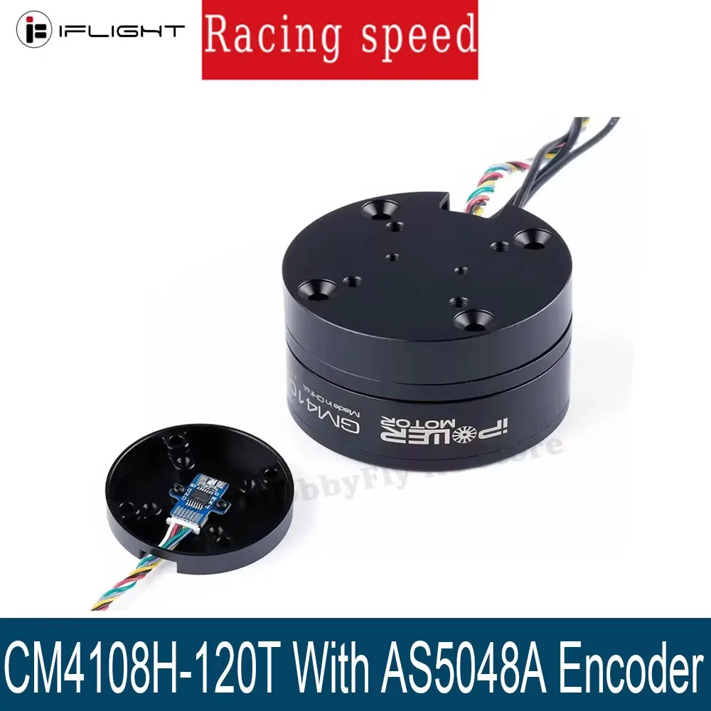 iFlight iPower Motor GM4108H-120T GM4108 4108 Карданный двигатель с энкодером AS5048A/двигателем в алюминиевом корпусе
iFlight iPower Motor GM4108H-120T GM4108 4108 Карданный двигатель с энкодером AS5048A/двигателем в алюминиевом корпусе