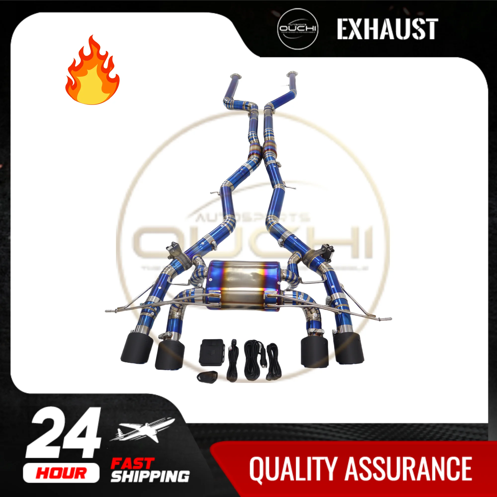 OUCHI Factory direct sales Titanium Exhaust System Performance Catback for BMW M2 G87 3.0T Muffler With Valve
OUCHI Factory direct sales Titanium Exhaust System Performance Catback for BMW M2 G87 3.0T Muffler With Valve
